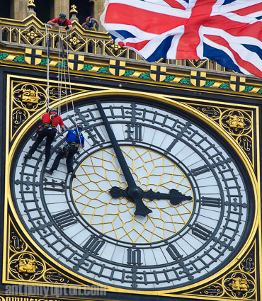 20100812 Copyright image 2010©
High access specalists from Taskmasters abseiled down St Stephens Tower, which houses the bell Big Ben in London today . The clock faces are set in an iron frame 7 metres (23 ft) in diameter, supporting 312 pieces of opal glass and at the base of each clock face in gilt letters is latin inscription.
Mandatory Credit Ant Upton otherwise additional charges will apply.
For photographic enquiries please call Anthony Upton 07973 830 517 or email info@anthonyupton.com
This image is copyright Anthony Upton 2010©.
This image has been supplied by Anthony Upton and must be credited Anthony Upton. The author is asserting his full Moral rights in relation to the publication of this image. All rights reserved. Rights for onward transmission of any image or file is not granted or implied. Changing or deleting Copyright information is illegal as specified in the Copyright, Design and Patents Act 1988. If you are in any way unsure of your right to publish this image please contact Anthony Upton on +44(0)7973 830 517 or email: <info@anthonyupton.com> 20100812 Copyright image 2010©
High access specalists from Taskmasters abseiled down St Stephens Tower, which houses the bell Big Ben in London today . The clock faces are set in an iron frame 7 metres (23 ft) in diameter, supporting 312 pieces of opal glass and at the base of each clock face in gilt letters is latin inscription.
Mandatory Credit Ant Upton otherwise additional charges will apply.
For photographic enquiries please call Anthony Upton 07973 830 517 or email info@anthonyupton.com
This image is copyright Anthony Upton 2010©.
This image has been supplied by Anthony Upton and must be credited Anthony Upton. The author is asserting his full Moral rights in relation to the publication of this image. All rights reserved. Rights for onward transmission of any image or file is not granted or implied. Changing or deleting Copyright information is illegal as specified in the Copyright, Design and Patents Act 1988. If you are in any way unsure of your right to publish this image please contact Anthony Upton on +44(0)7973 830 517 or email: <info@anthonyupton.com>